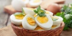 فوائد بياض البيض المسلوق